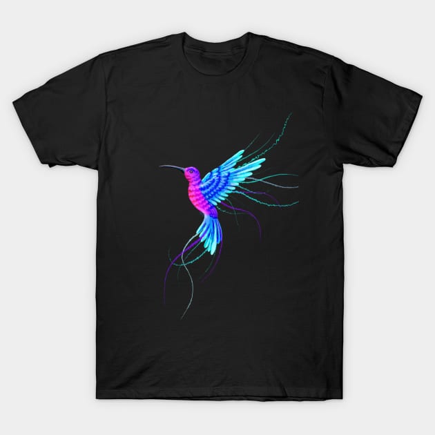 Hummingbird of paradise. T-Shirt by Fresh look